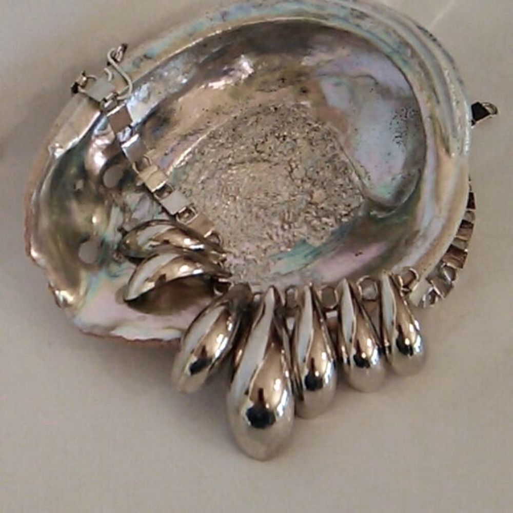 Modernist Silver Plated Necklace
